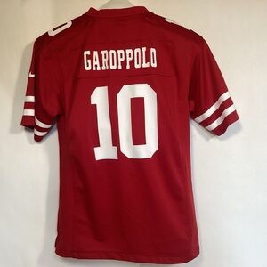 Nike San Francisco 49ers Jimmy Garoppolo Boys Jersey size large